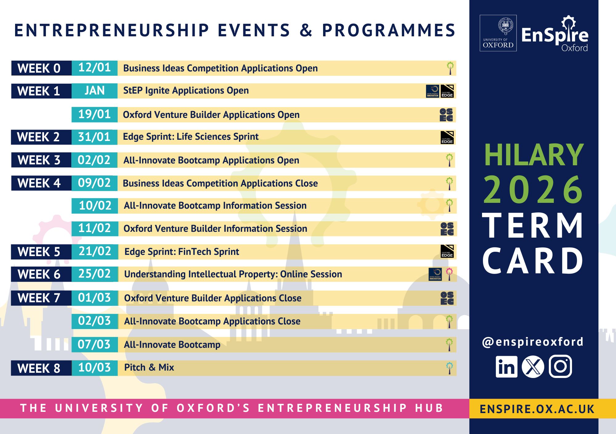 hilary 26 term card 