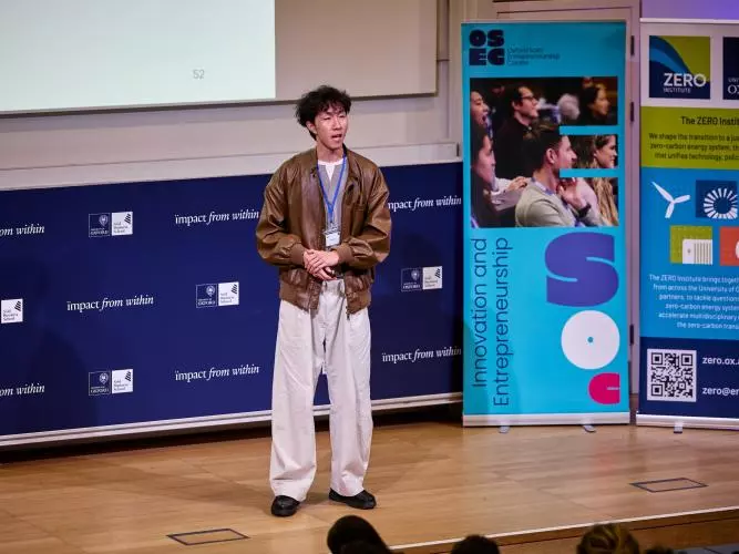 Oxford Climate Ventures Pitching Image