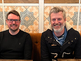 Photo of Steve Nicholson and Ben Keylock