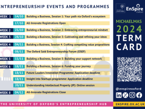michaelmas 24 term card print