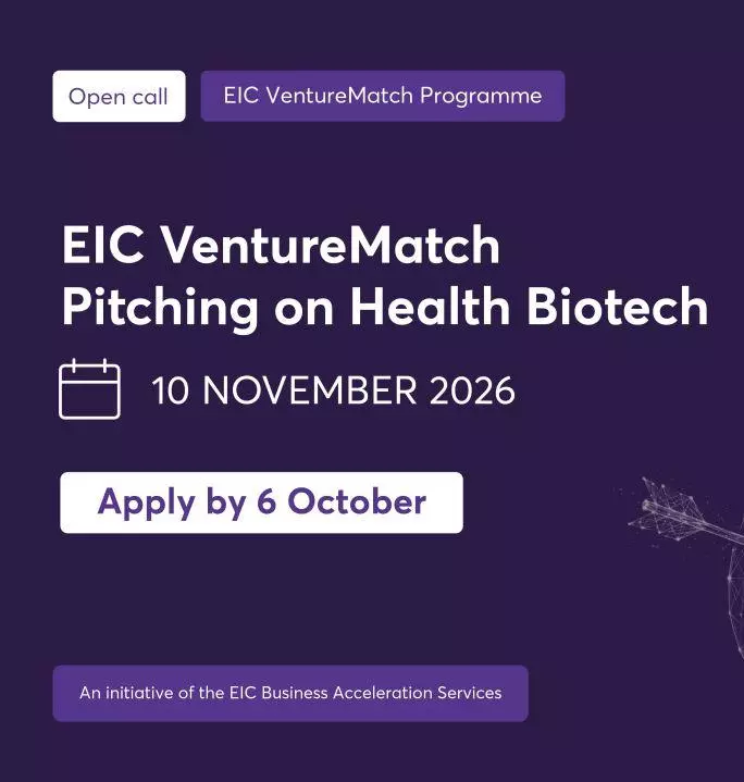 EIC VentureMatch Pitching: Health Biotech at BIO-Europe Focused