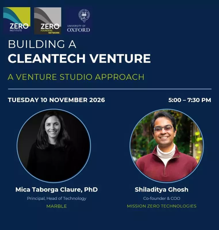 Building a Cleantech Venture Poster
